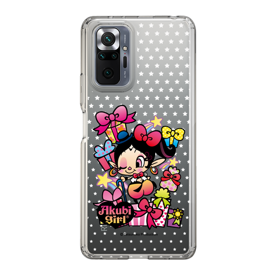 スリムプロテクションケース［ アクビガール - プレゼントリボン ］