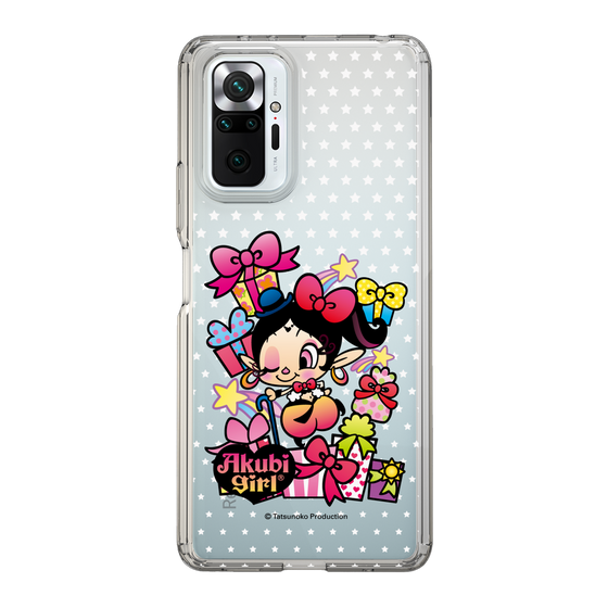 スリムプロテクションケース［ アクビガール - プレゼントリボン ］