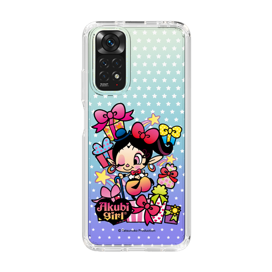 スリムプロテクションケース［ アクビガール - プレゼントリボン ］