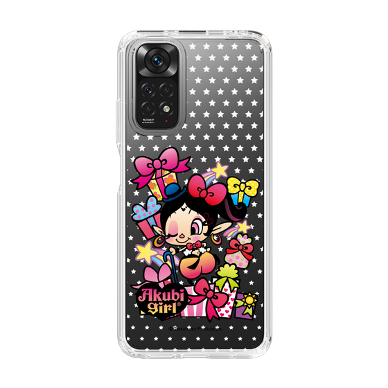 スリムプロテクションケース［ アクビガール - プレゼントリボン ］
