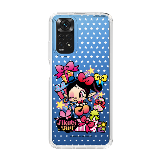 スリムプロテクションケース［ アクビガール - プレゼントリボン ］
