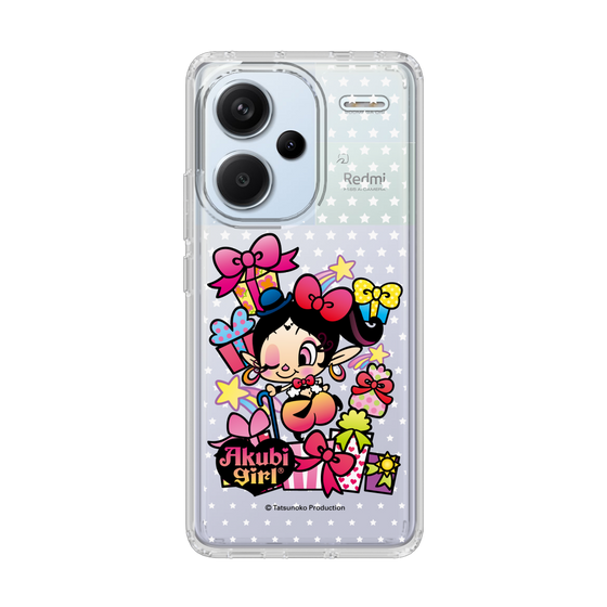 スリムプロテクションケース［ アクビガール - プレゼントリボン ］