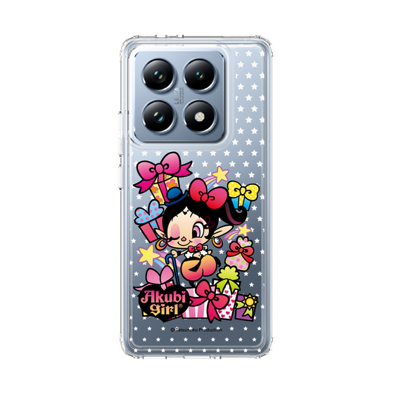 スリムプロテクションケース［ アクビガール - プレゼントリボン ］