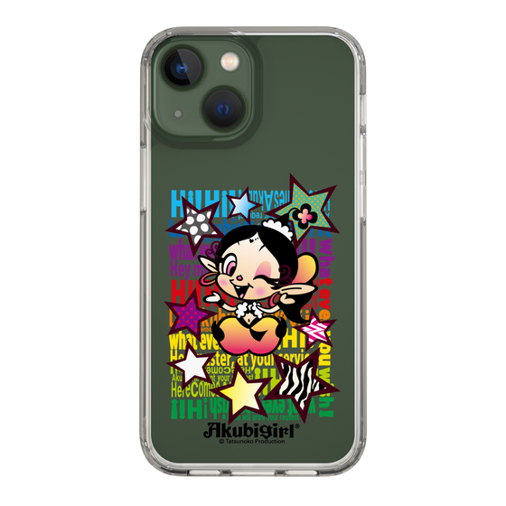 スリムプロテクションケース［ アクビガール - スター ］