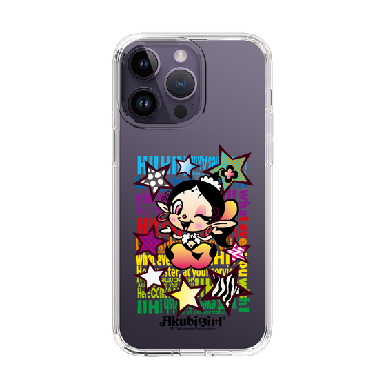 スリムプロテクションケース［ アクビガール - スター ］