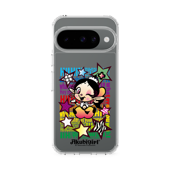 スリムプロテクションケース［ アクビガール - スター ］