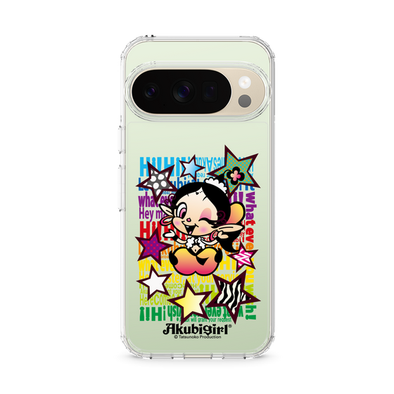 スリムプロテクションケース［ アクビガール - スター ］