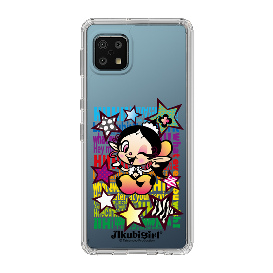 スリムプロテクションケース［ アクビガール - スター ］