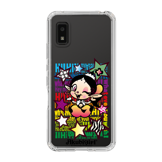スリムプロテクションケース［ アクビガール - スター ］