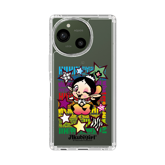 スリムプロテクションケース［ アクビガール - スター ］