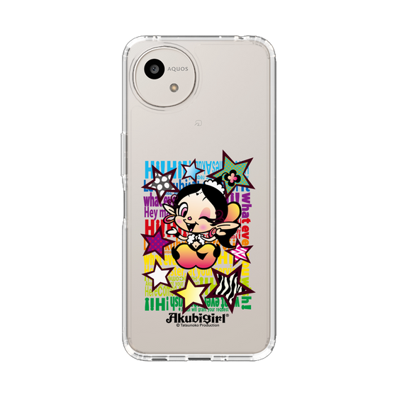 スリムプロテクションケース［ アクビガール - スター ］