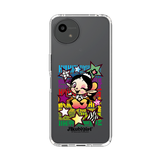 スリムプロテクションケース［ アクビガール - スター ］