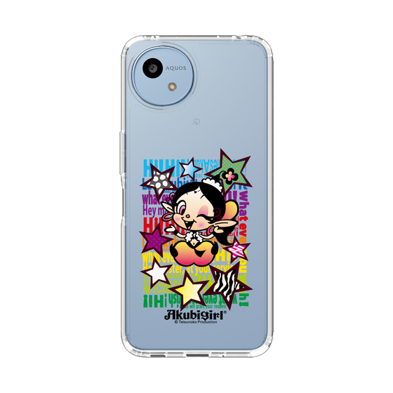 スリムプロテクションケース［ アクビガール - スター ］