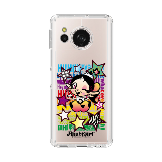 スリムプロテクションケース［ アクビガール - スター ］