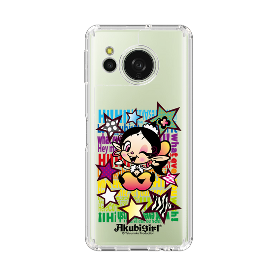 スリムプロテクションケース［ アクビガール - スター ］
