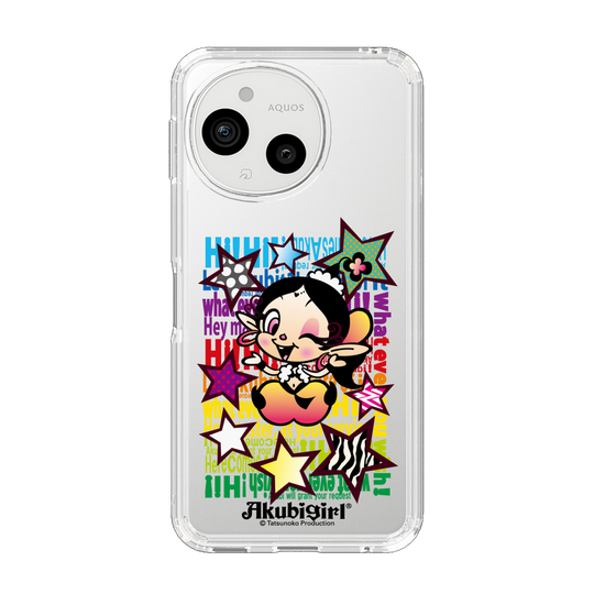 スリムプロテクションケース［ アクビガール - スター ］