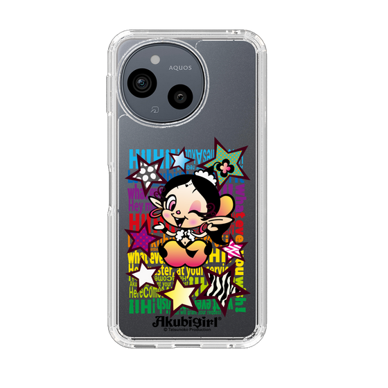 スリムプロテクションケース［ アクビガール - スター ］
