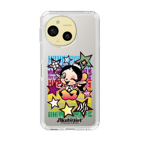 スリムプロテクションケース［ アクビガール - スター ］