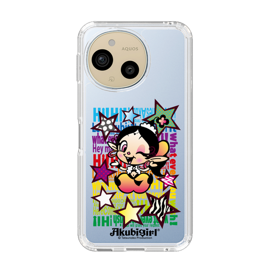 スリムプロテクションケース［ アクビガール - スター ］