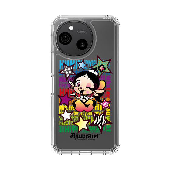 スリムプロテクションケース［ アクビガール - スター ］