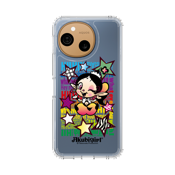 スリムプロテクションケース［ アクビガール - スター ］