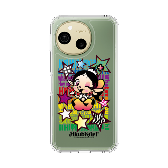 スリムプロテクションケース［ アクビガール - スター ］