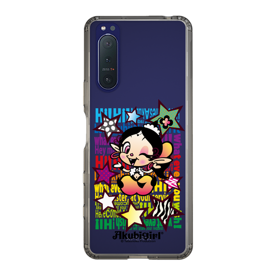 スリムプロテクションケース［ アクビガール - スター ］