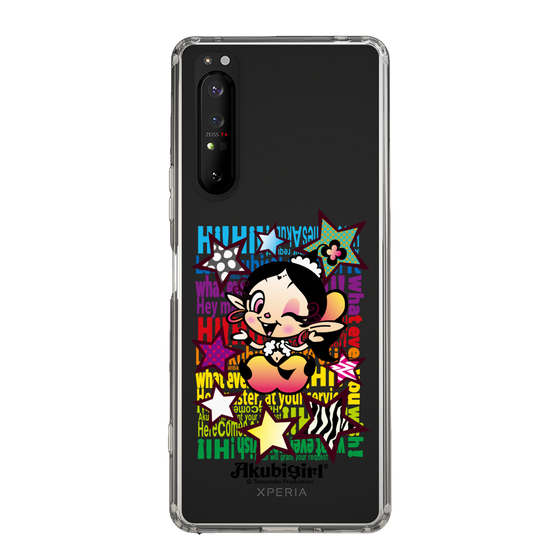 スリムプロテクションケース［ アクビガール - スター ］