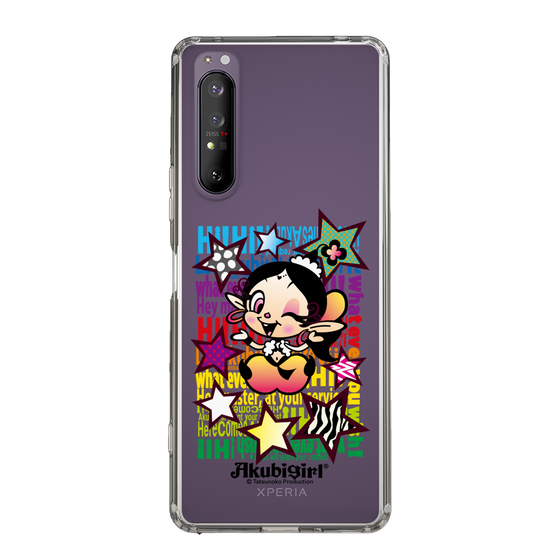 スリムプロテクションケース［ アクビガール - スター ］