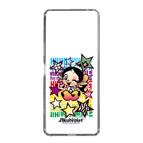 スリムプロテクションケース［ アクビガール - スター ］