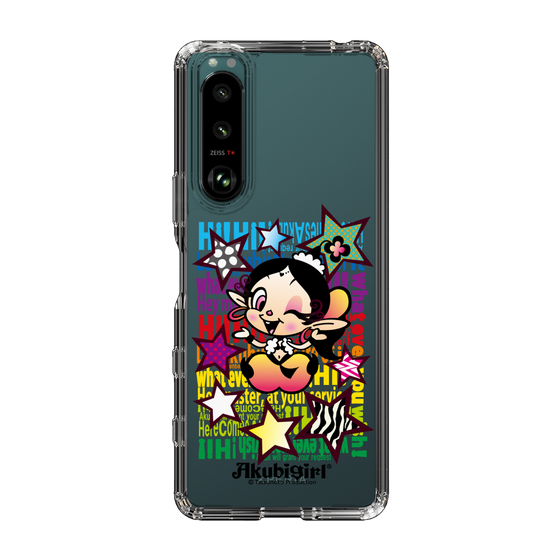 スリムプロテクションケース［ アクビガール - スター ］