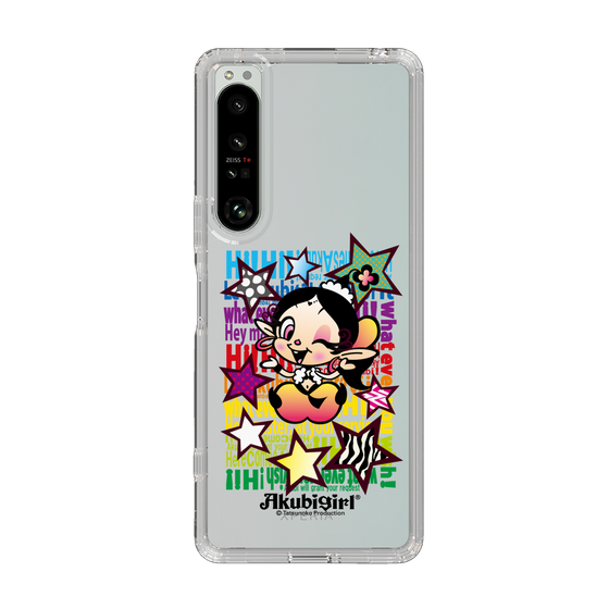 スリムプロテクションケース［ アクビガール - スター ］