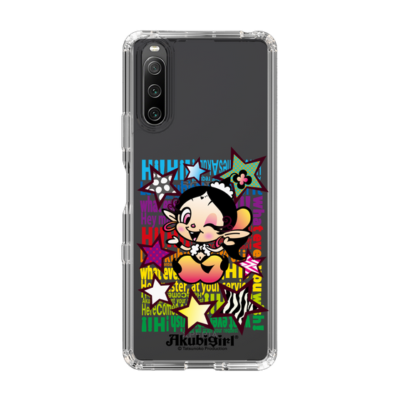 スリムプロテクションケース［ アクビガール - スター ］