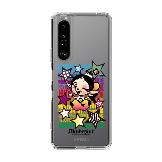 スリムプロテクションケース［ アクビガール - スター ］