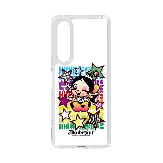 スリムプロテクションケース［ アクビガール - スター ］