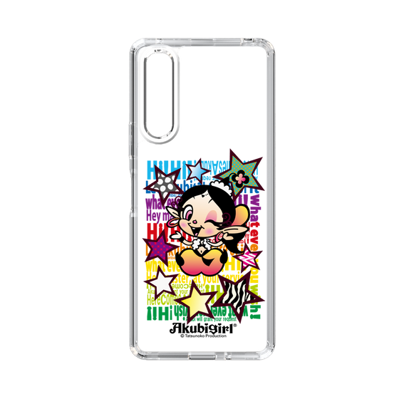 スリムプロテクションケース［ アクビガール - スター ］
