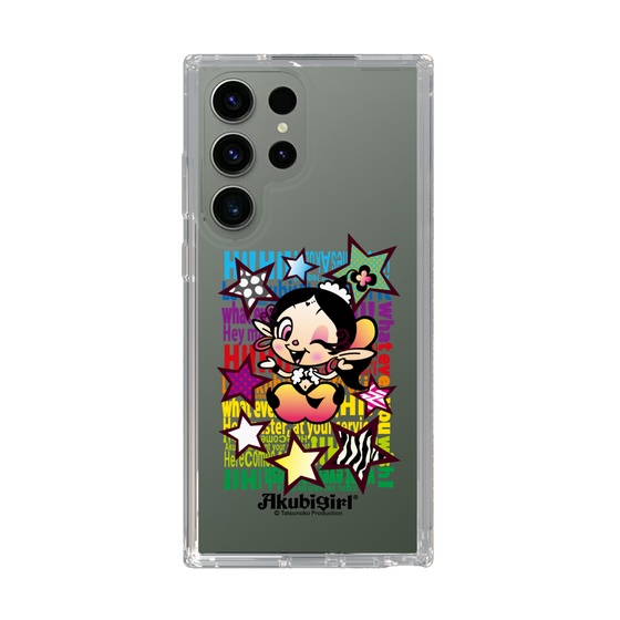 スリムプロテクションケース［ アクビガール - スター ］
