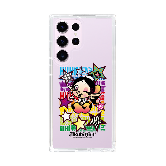 スリムプロテクションケース［ アクビガール - スター ］