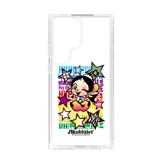 スリムプロテクションケース［ アクビガール - スター ］
