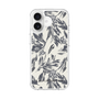 スリムプロテクションケース［ LAGUNAMOON - ボタニカルジャガード - White×Black ］