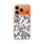 スリムプロテクションケース［ LAGUNAMOON - ボタニカルジャガード - White×Black ］