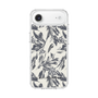 スリムプロテクションケース［ LAGUNAMOON - ボタニカルジャガード - White×Black ］