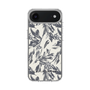 スリムプロテクションケース［ LAGUNAMOON - ボタニカルジャガード - White×Black ］
