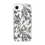 スリムプロテクションケース［ LAGUNAMOON - ボタニカルジャガード - White×Black ］