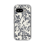 スリムプロテクションケース［ LAGUNAMOON - ボタニカルジャガード - White×Black ］