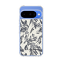 スリムプロテクションケース［ LAGUNAMOON - ボタニカルジャガード - White×Black ］