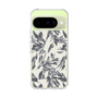 スリムプロテクションケース［ LAGUNAMOON - ボタニカルジャガード - White×Black ］