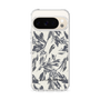 スリムプロテクションケース［ LAGUNAMOON - ボタニカルジャガード - White×Black ］