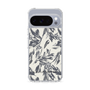 スリムプロテクションケース［ LAGUNAMOON - ボタニカルジャガード - White×Black ］