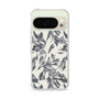 スリムプロテクションケース［ LAGUNAMOON - ボタニカルジャガード - White×Black ］
